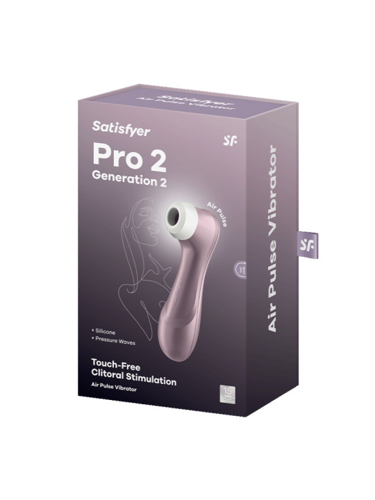 SATISFYER PRO 2 VIOLETA - VIBRADOR CLITORIS AIR-PULSE DE LA MARCA SATISFYER AIR PULSE