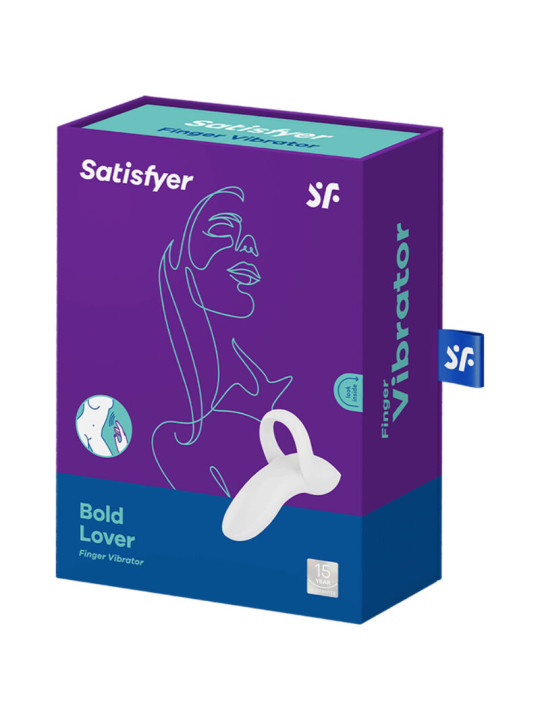 VIBRADOR DE DEDO SATISFYER BOLD LOVER BLANCO DE LA MARCA SATISFYER VIBRATOR