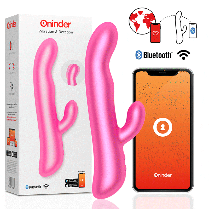 VIBRADOR CONEJO DOBLE ESTIMULACIÓN ROSA - ONINDER DE LA MARCA ONINDER