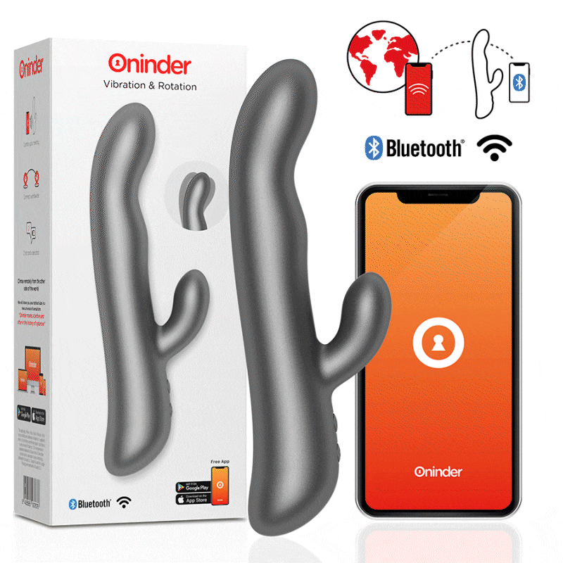 VIBRADOR CONEJO DOBLE ESTIMULACIÓN ROSA - ONINDER DE LA MARCA ONINDER