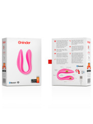 VIBRADOR PUNTO G Y CLÍTORIS CON APP ONINDER - ROSA DE LA MARCA ONINDER
