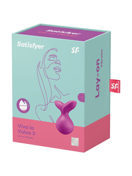 VIBRADOR CLITORIS SATISFYER VIVA LA VULVA 3 VIOLETA DE LA MARCA SATISFYER LAYONS