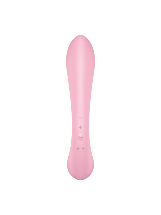 VIBRADOR TRIPLE OH 3 MOTORES PUNTO G Y CLÍTORIS DE LA MARCA SATISFYER VIBRATOR