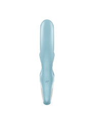 VIBRADOR RABBIT LOVE ME ESTIMULACIÓN DOBLE AZUL DE LA MARCA SATISFYER VIBRATOR