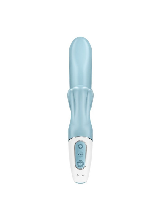 VIBRADOR RABBIT LOVE ME ESTIMULACIÓN DOBLE AZUL DE LA MARCA SATISFYER VIBRATOR