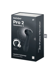 SATISFYER PRO 2 GEN 3 VIBRADOR CLITORIS LIQUID AIR DE LA MARCA SATISFYER AIR PULSE