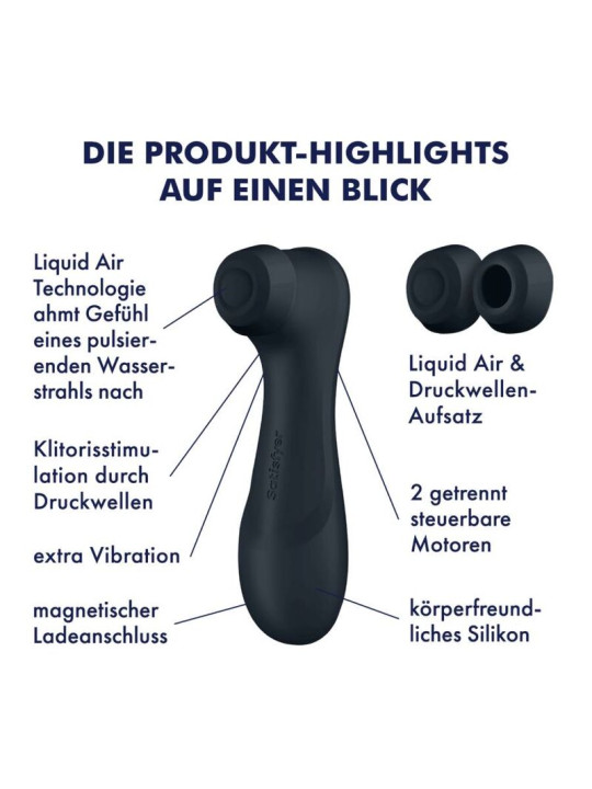 SATISFYER PRO 2 GEN 3 VIBRADOR CLITORIS LIQUID AIR DE LA MARCA SATISFYER AIR PULSE