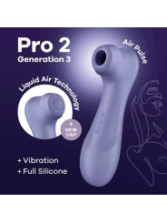 SATISFYER PRO 2 GEN 3 VIBRADOR CLITORIS LIQUID AIR DE LA MARCA SATISFYER AIR PULSE