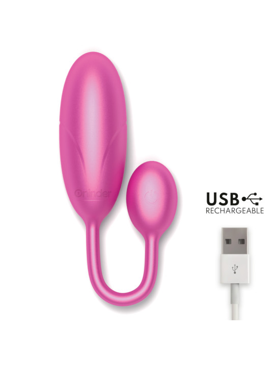 HUEVO VIBRADOR DENVER ROSA CON APP ONINDER - SILENCIOSO DE LA MARCA ONINDER