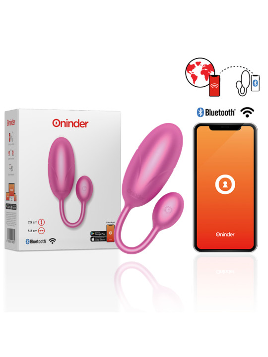 HUEVO VIBRADOR SILENCIOSO TOKYO CON APP ONINDER DE LA MARCA ONINDER