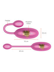HUEVO VIBRADOR SILENCIOSO TOKYO CON APP ONINDER DE LA MARCA ONINDER