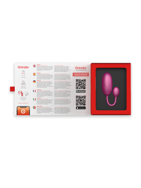 HUEVO VIBRADOR SILENCIOSO TOKYO CON APP ONINDER DE LA MARCA ONINDER