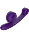 VIBRADOR CURVE PUNTO G Y CLÍTORIS SILICONA DE LA MARCA SNAIL VIBE