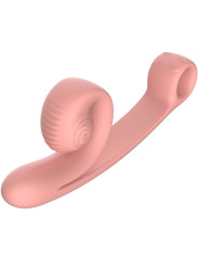 VIBRADOR CURVE PUNTO G Y CLÍTORIS SILICONA DE LA MARCA SNAIL VIBE