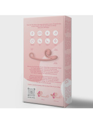 VIBRADOR CURVE PUNTO G Y CLÍTORIS SILICONA DE LA MARCA SNAIL VIBE