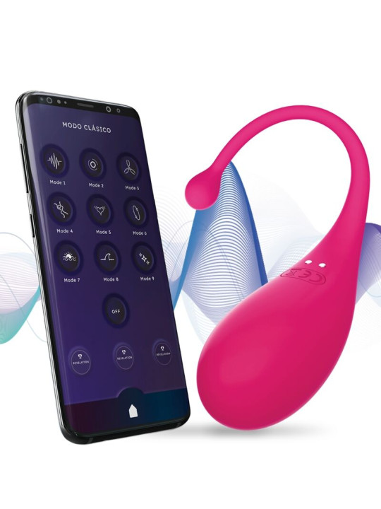HUEVO VIBRADOR PALPITATION CON APP CONTROL REMOTO DE LA MARCA ADRIEN LASTIC