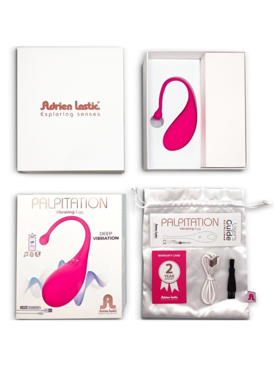 HUEVO VIBRADOR PALPITATION CON APP CONTROL REMOTO DE LA MARCA ADRIEN LASTIC