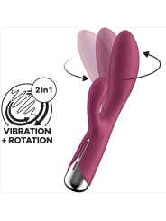 VIBRADOR RABBIT ROTACIÓN Y VIBRACIÓN SATISFYER SPINNING 1 DE LA MARCA SATISFYER VIBRATOR
