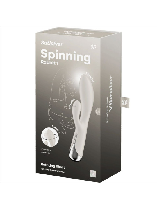 VIBRADOR RABBIT ROTACIÓN Y VIBRACIÓN SATISFYER SPINNING 1 DE LA MARCA SATISFYER VIBRATOR