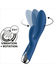 VIBRADOR RABBIT ROTACIÓN Y VIBRACIÓN SATISFYER SPINNING 1 DE LA MARCA SATISFYER VIBRATOR