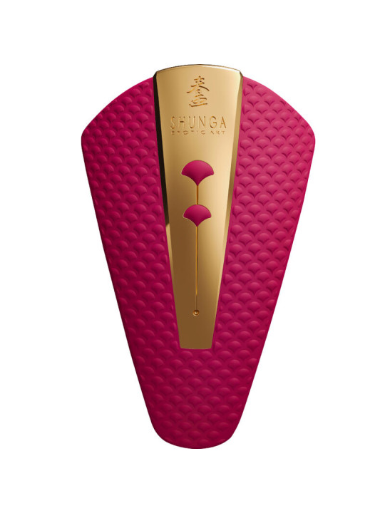 OBI MASAJEADOR CLITORIS SILICONA 10 VIBRACIONES ROSA DE LA MARCA SHUNGA TOYS