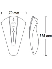 OBI MASAJEADOR CLITORIS SILICONA 10 VIBRACIONES ROSA DE LA MARCA SHUNGA TOYS