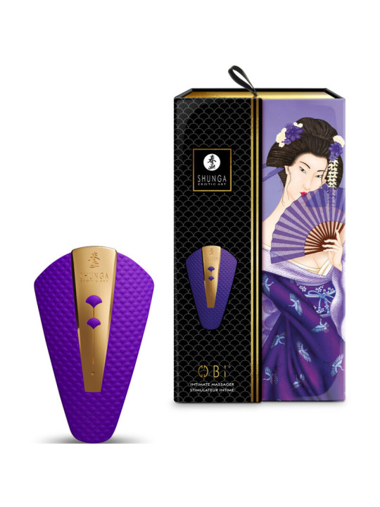 OBI MASAJEADOR CLITORIS SILICONA 10 VIBRACIONES ROSA DE LA MARCA SHUNGA TOYS