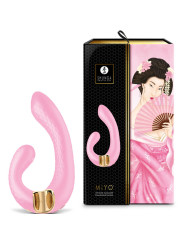 MIYO MASAJEADOR ÍNTIMO ROSA 10 FUNCIONES SILICONA DE LA MARCA SHUNGA TOYS