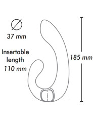 MIYO MASAJEADOR ÍNTIMO ROSA 10 FUNCIONES SILICONA DE LA MARCA SHUNGA TOYS