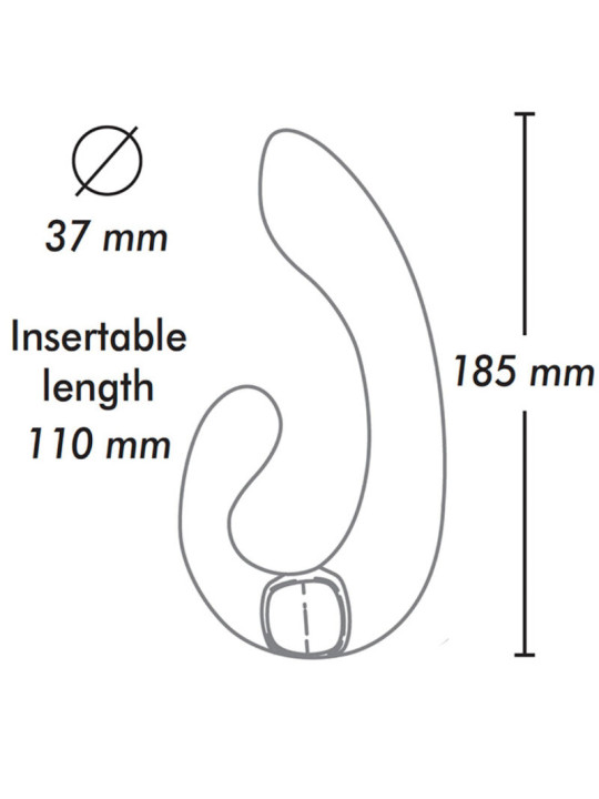 MIYO MASAJEADOR ÍNTIMO ROSA 10 FUNCIONES SILICONA DE LA MARCA SHUNGA TOYS