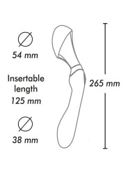 MASAJEADOR ÍNTIMO ZOA ROSA - 10 MODOS VIBRACIÓN DE LA MARCA SHUNGA TOYS