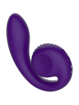 VIBRADOR DUAL GIZI ROSA - ESTIMULACIÓN PUNTO G Y A DE LA MARCA SNAIL VIBE