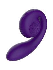 VIBRADOR DUAL GIZI ROSA - ESTIMULACIÓN PUNTO G Y A DE LA MARCA SNAIL VIBE