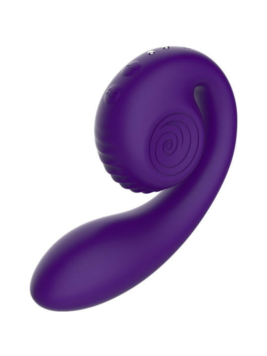 VIBRADOR DUAL GIZI ROSA - ESTIMULACIÓN PUNTO G Y A DE LA MARCA SNAIL VIBE