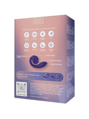 VIBRADOR DUAL GIZI ROSA - ESTIMULACIÓN PUNTO G Y A DE LA MARCA SNAIL VIBE
