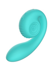 VIBRADOR DUAL GIZI ROSA - ESTIMULACIÓN PUNTO G Y A DE LA MARCA SNAIL VIBE