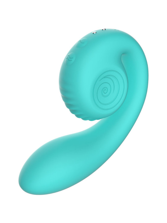 VIBRADOR DUAL GIZI ROSA - ESTIMULACIÓN PUNTO G Y A DE LA MARCA SNAIL VIBE