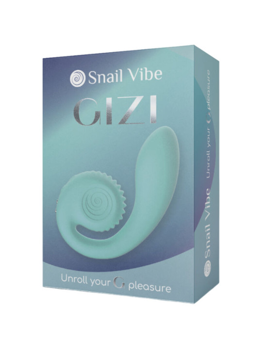VIBRADOR DUAL GIZI ROSA - ESTIMULACIÓN PUNTO G Y A DE LA MARCA SNAIL VIBE
