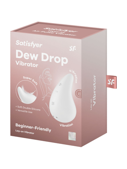 VIBRADOR CLITORIS SATISFYER DEW DROP SILICONA SUAVE DE LA MARCA SATISFYER LAYONS