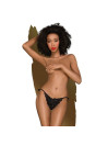 TANGA DE ENCAJE NEGRO TOO HOT TO BE REAL S/M DE LA MARCA PENTHOUSE THONG