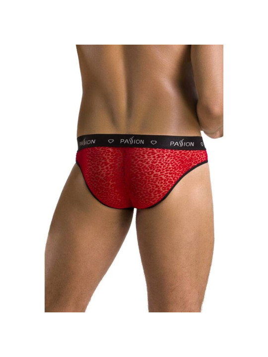 SLIP MIKE ROJO S/M - LENCERÍA SEXY OEKO-TEX DE LA MARCA PASSION MEN