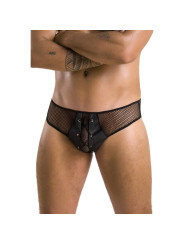 SLIP RICHARD NEGRO S/M LENCERÍA SEXY OEKO-TEX DE LA MARCA PASSION MEN
