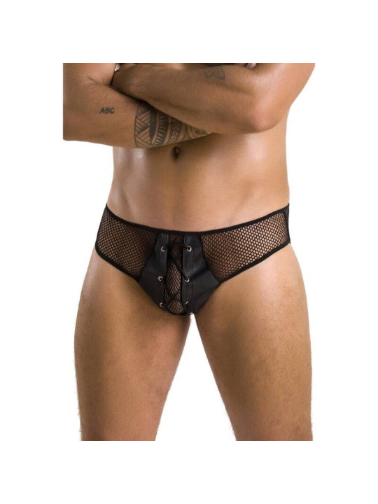 SLIP RICHARD NEGRO S/M LENCERÍA SEXY OEKO-TEX DE LA MARCA PASSION MEN