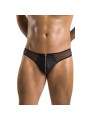 SLIP TIMMY NEGRO S/M LENCERÍA SEXY OEKO-TEX DE LA MARCA PASSION MEN