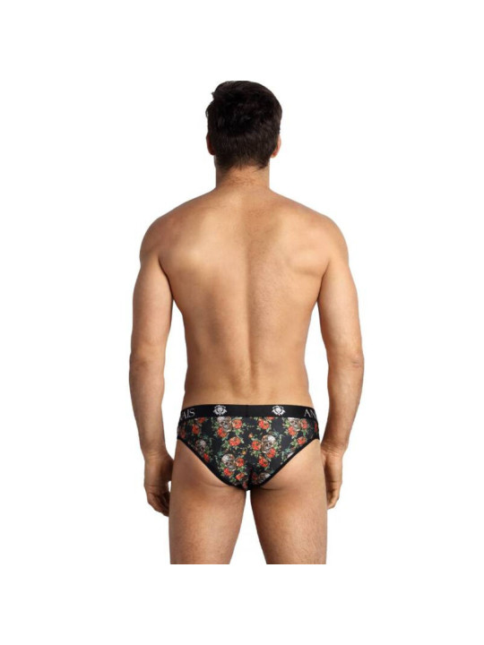 CALZONCILLOS SEXY POWER SLIP S ROSAS Y CALAVERAS DE LA MARCA ANAIS MEN SLIP & THONG