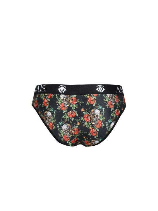 CALZONCILLOS SEXY POWER SLIP S ROSAS Y CALAVERAS DE LA MARCA ANAIS MEN SLIP & THONG