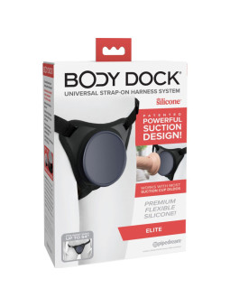 ARNÉS BODY DOCK ELITE CON SISTEMA DE SUCCIÓN PATENTADO DE LA MARCA PIPEDREAMS
