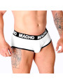 SLIP MACHO BLANCO REALCE LYCOMFORT DE LA MARCA MACHO UNDERWEAR