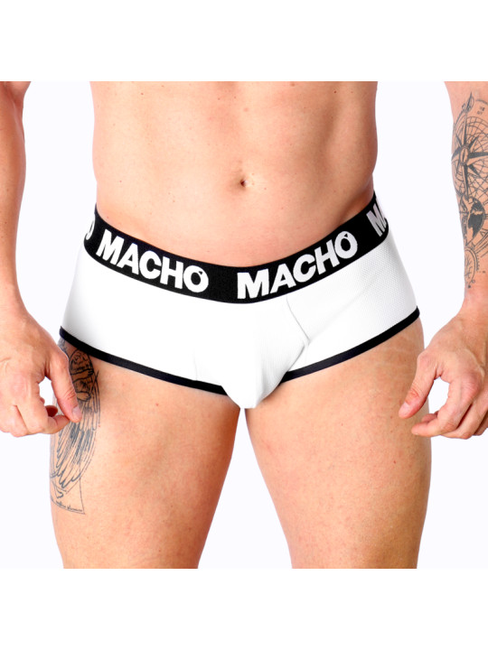 SLIP MACHO BLANCO REALCE LYCOMFORT DE LA MARCA MACHO UNDERWEAR