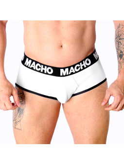 SLIP MACHO BLANCO REALCE LYCOMFORT DE LA MARCA MACHO UNDERWEAR